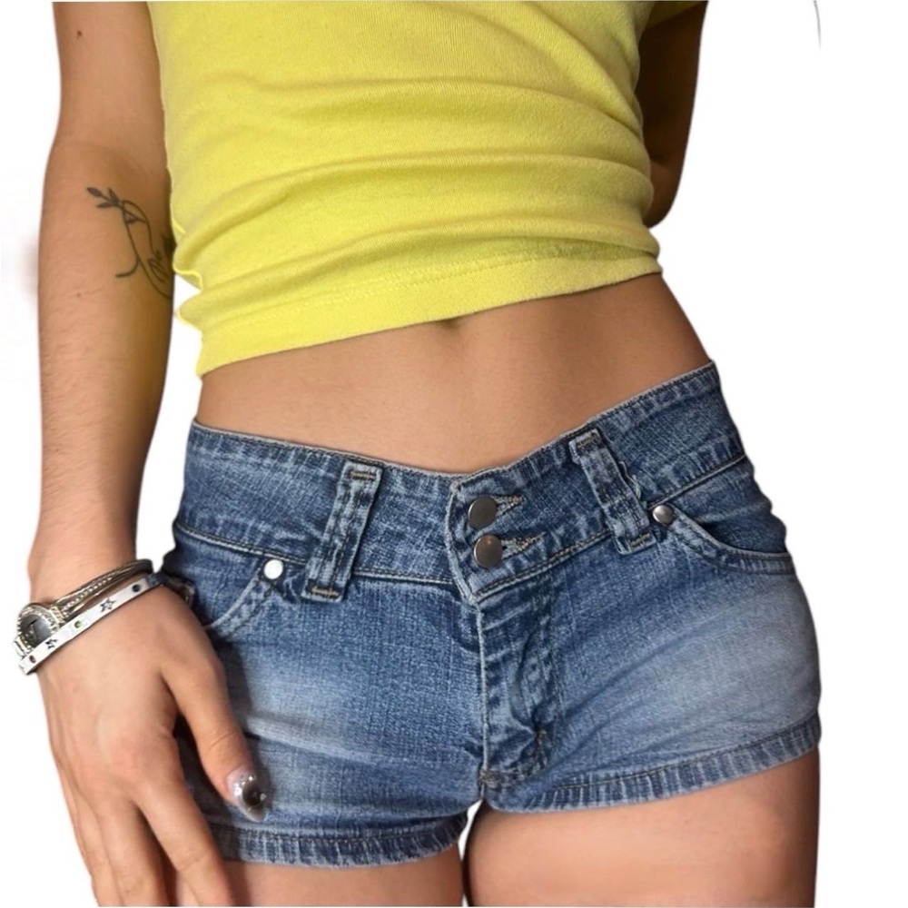 Women's Blue Denim Shorts